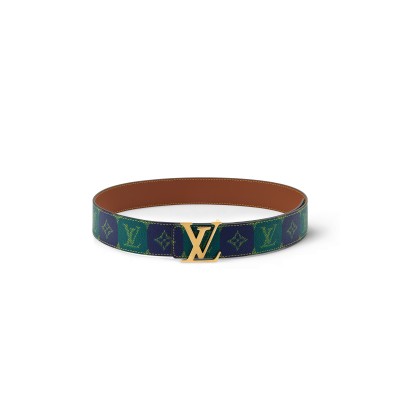 LOUIS VUITTON LV INITIALES COLLEGE MONOGRAM HERITAGE 40MM REVERSIBLE BELT M4331U